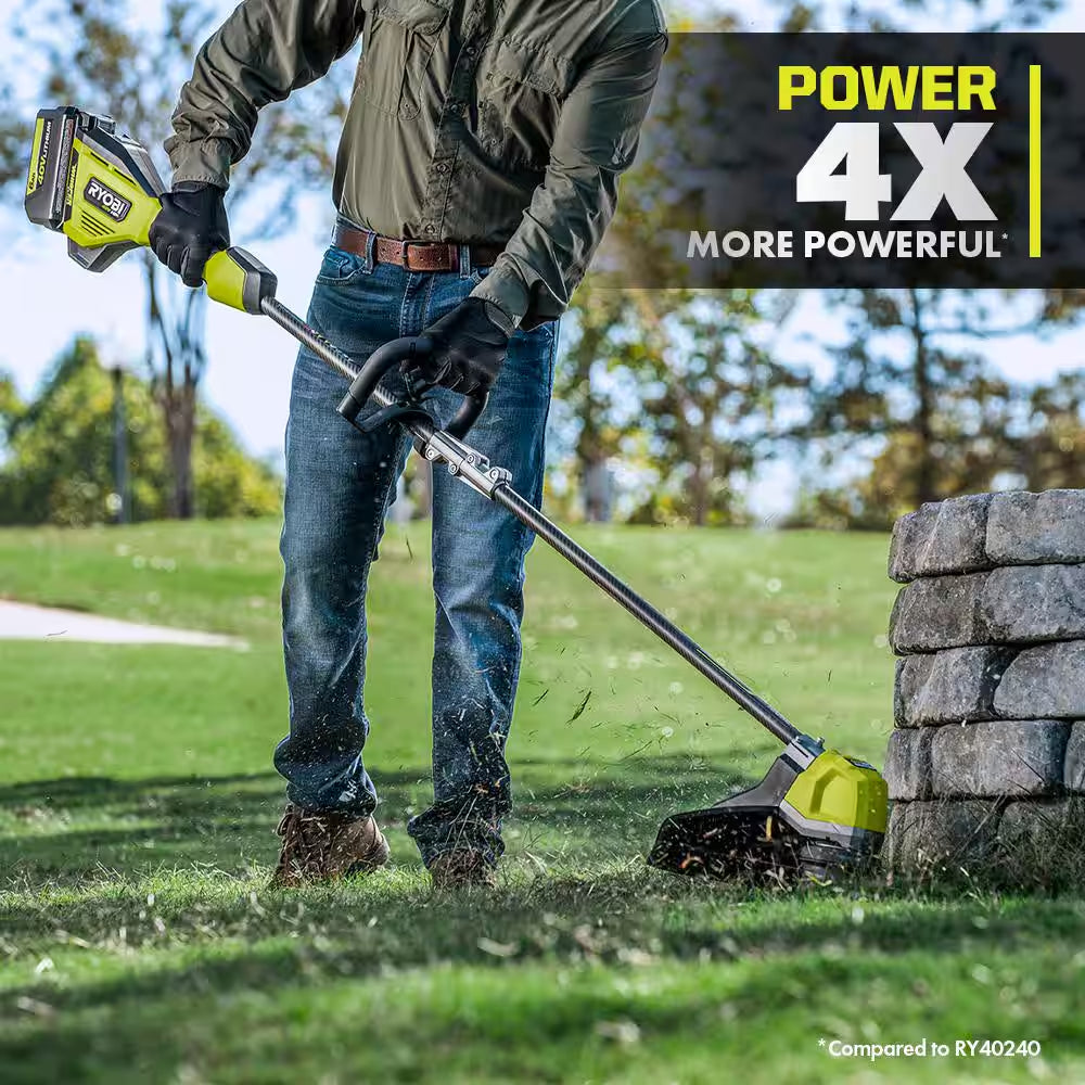 40V HP Brushless Whisper Series 21" Walk behind Self-Propelled All Wheel Drive Mower & Trimmer W/ 3 Batteries & Chargers