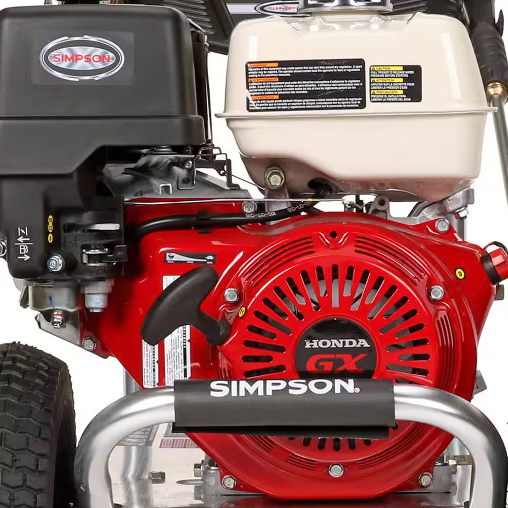 4200 PSI 4.0 GPM Gas Pressure Washer, Honda GX390 Engine, Aluminum Frame, Commercial Cold Water Power Cleaner