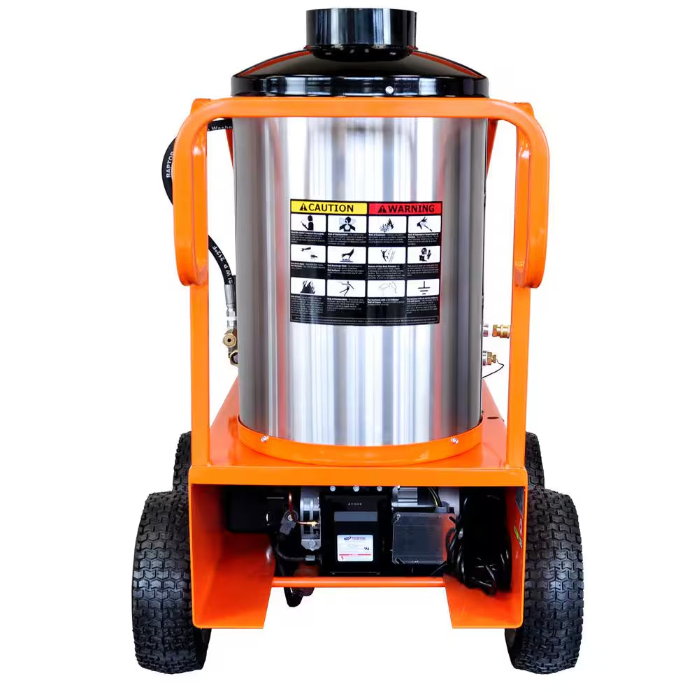 Commercial 2700 PSI 3 GPM Gasoline Driven Hot Water Pressure Washer