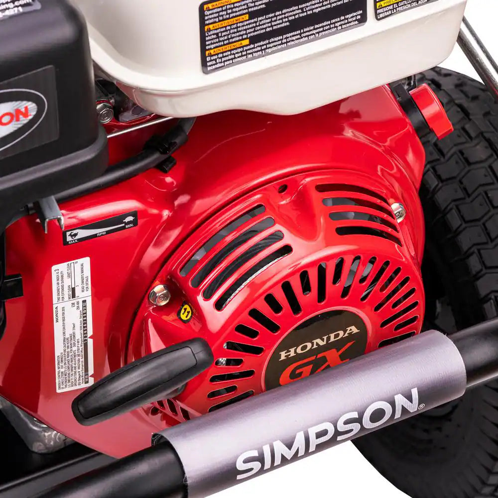 4000 PSI 3.5 GPM Gas Pressure Washer, Honda GX270 Engine, AAA Triplex Pump Heavy-Duty Cold Water Commercial Power Washer