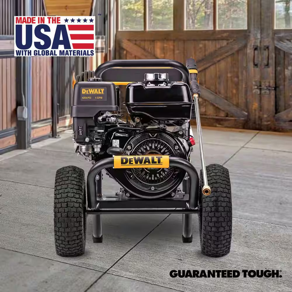 4200 PSI 4.0 GPM Gas Pressure Washer with HONDA GX390 Engine and CAT Pump, Heavy-Duty Commercial Cold Water Power Washer