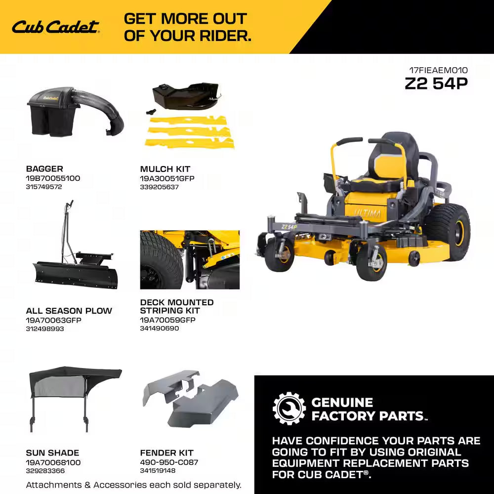 Ultima Z2 54In. Fabricated Deck 23HP V-Twin Kawasaki FR Series Engine Dual Hydro Drive Gas Zero Turn Riding Lawn Mower