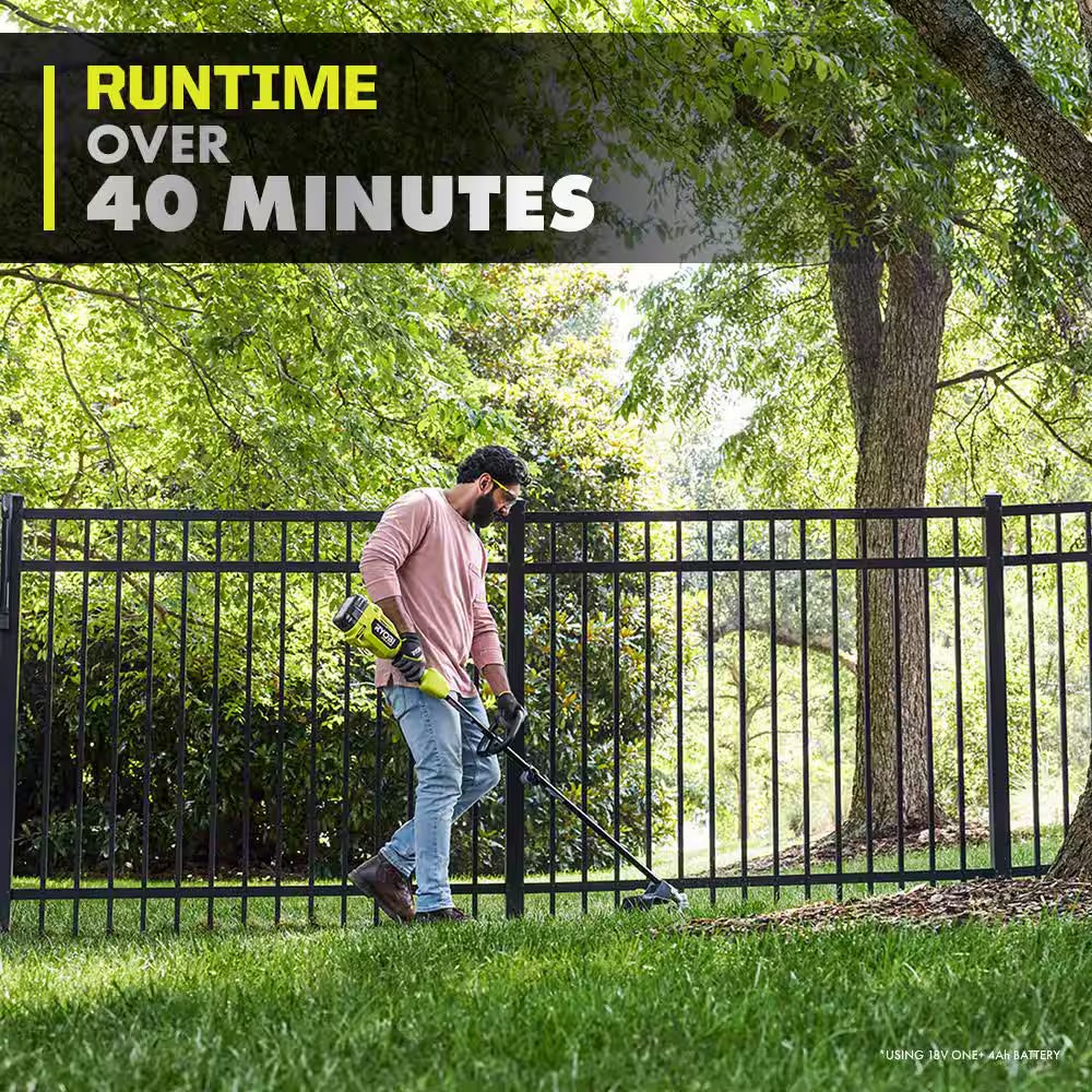 ONE+ HP 18V Brushless 20" Cordless Walk behind Self-Propelled Mower W/ String Trimmer, (2) 6.0 Ah Batteries, & Chargers