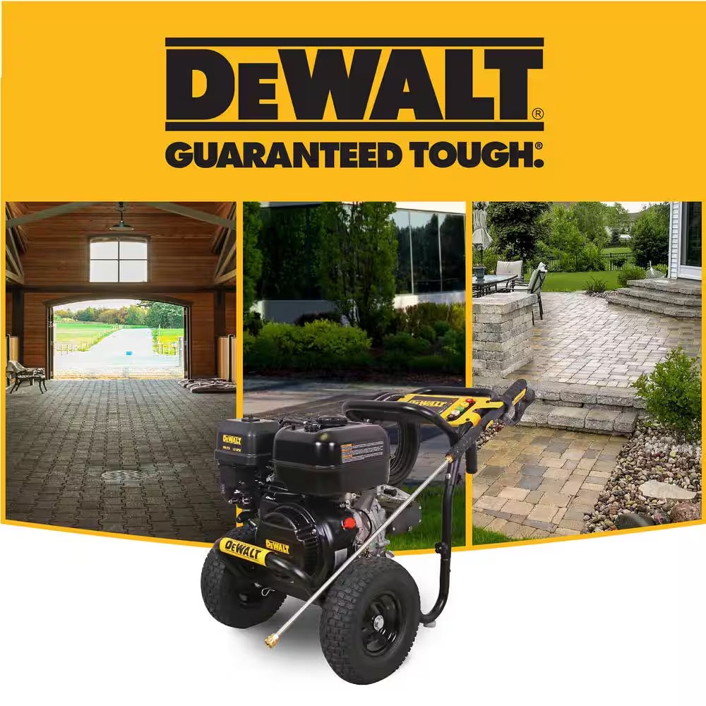4400 PSI 4.0 GPM Gas Pressure Washer with 420Cc Engine, Triplex Pump, Commercial Cold Water Power Washer