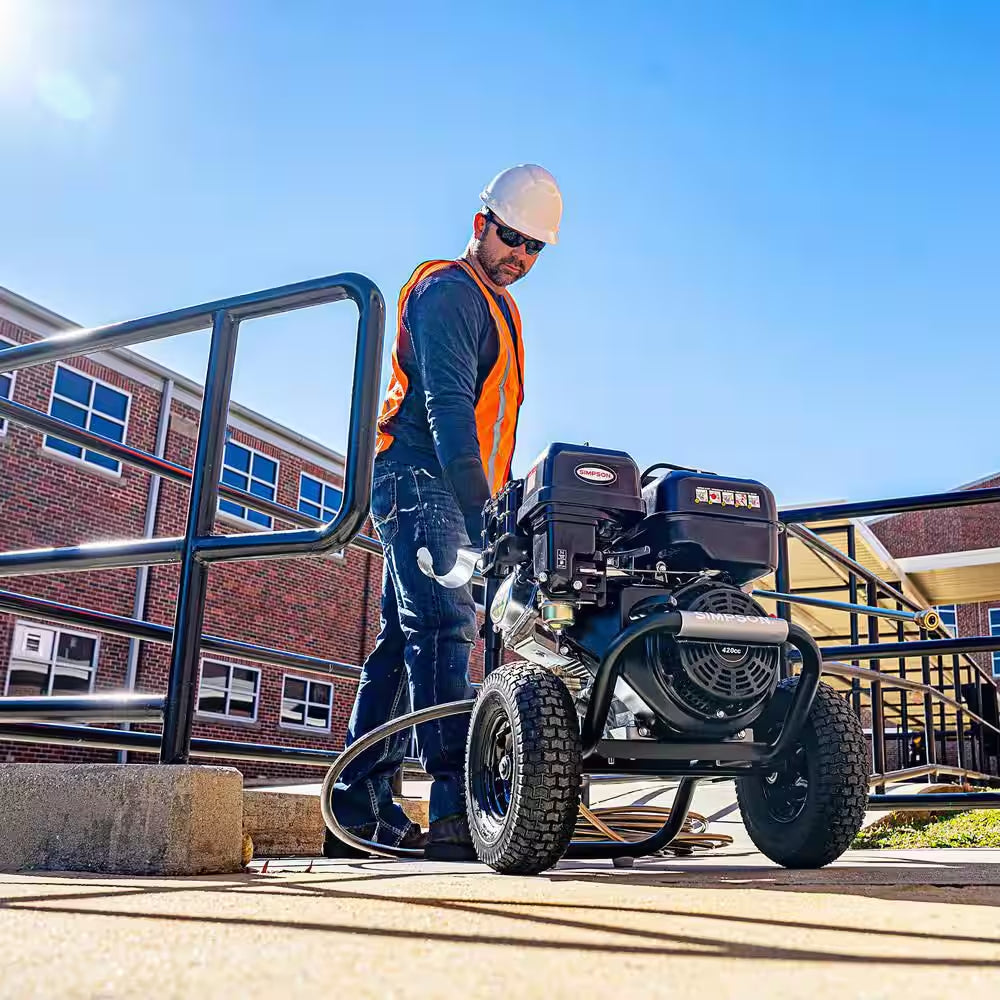 4400 PSI 4.0 GPM Gas Pressure Washer with CRX420 Engine, Heavy-Duty Commercial Cold Water Power Washer