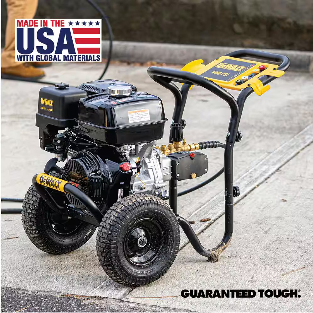 4400 PSI 4.0 GPM Gas Pressure Washer with Honda GX390 Engine, Heavy-Duty Commercial Cold Water Power Washer