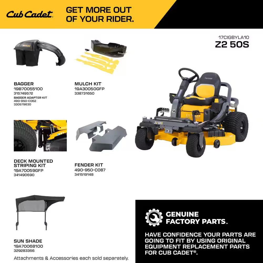Ultima Z2 50S In. Fab Deck 23HP V-Twin Kawasaki FR Series Engine Gas Zero Turn Riding Mower W/Steering Wheel Control