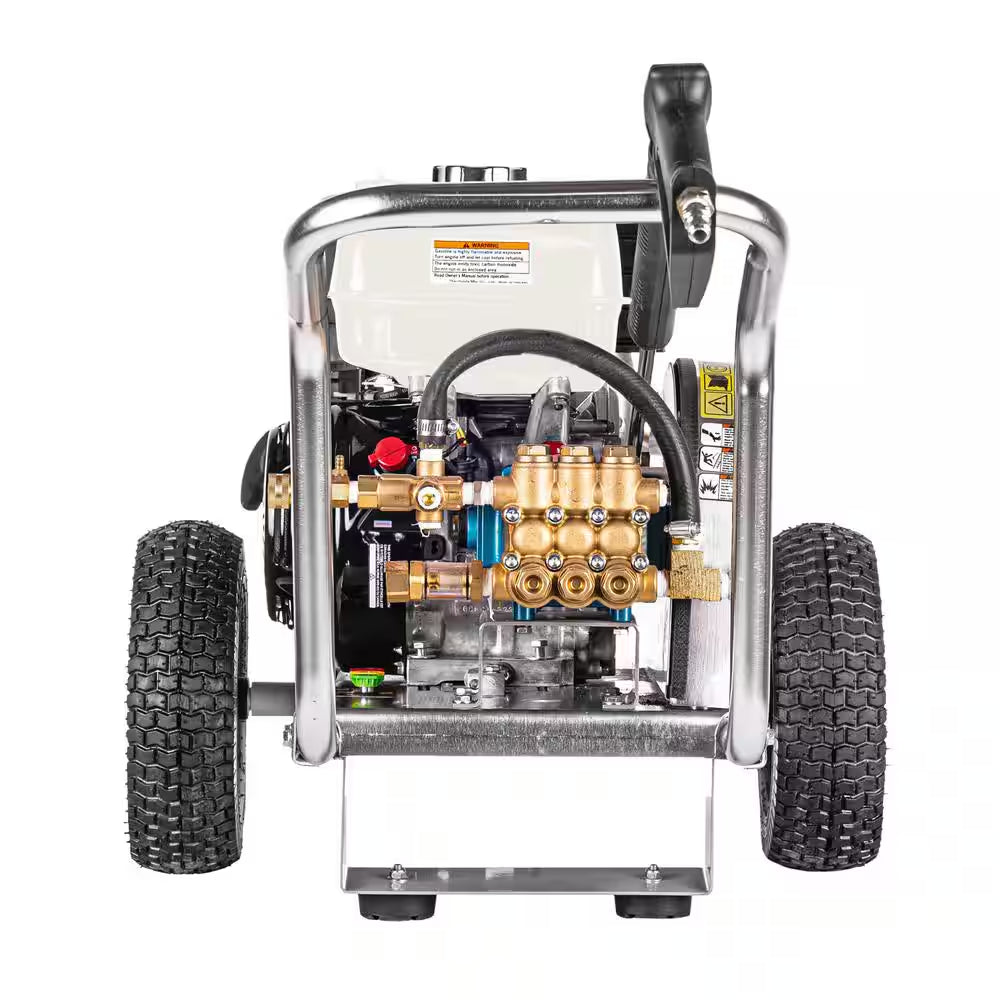 4200 PSI 4.0 GPM Gas Pressure Washer, Honda GX390 Engine, CAT Pump, Commercial Cold Water Power Washer