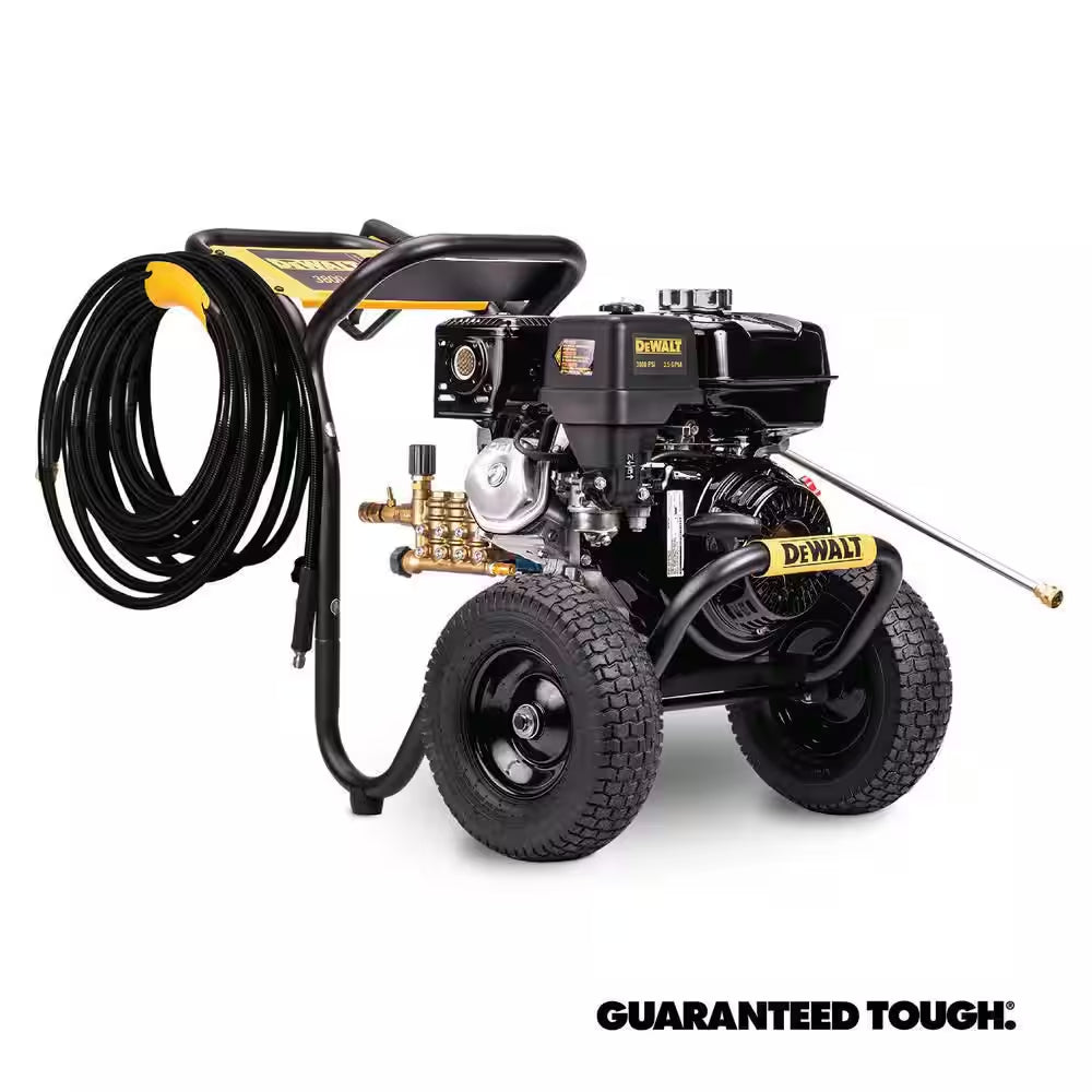 3800 PSI 3.5 GPM Gas Pressure Washer, Honda GX270 Engine, CAT Pump, Heavy-Duty Commercial Cold Water Power Washer