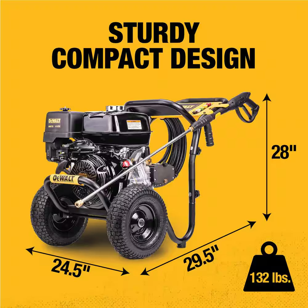 4400 PSI 4.0 GPM Gas Pressure Washer with Honda GX390 Engine, Heavy-Duty Commercial Cold Water Power Washer