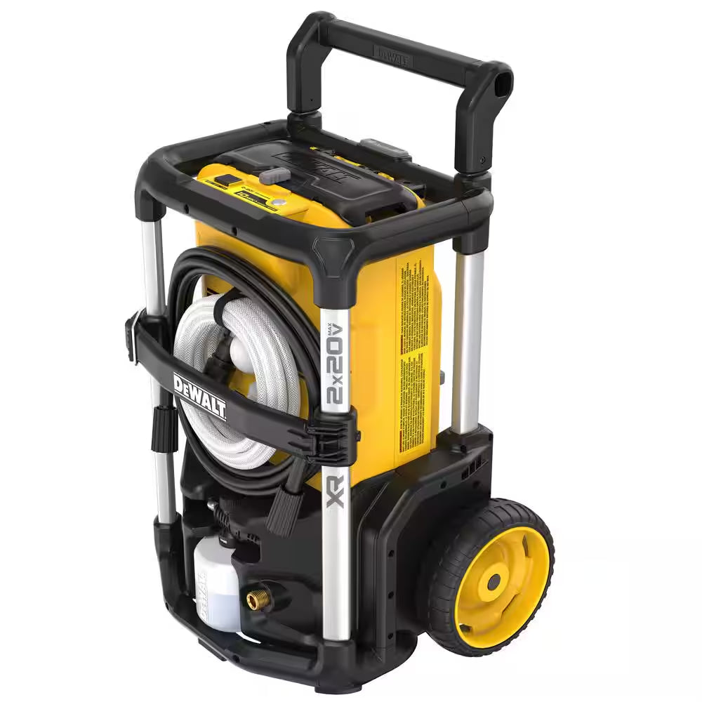 20V MAX 1600 PSI 1.2 GPM Cold Water Cordless Pressure Washer Kit with (2) FLEXVOLT 12 Ah Batteries and (2) Chargers