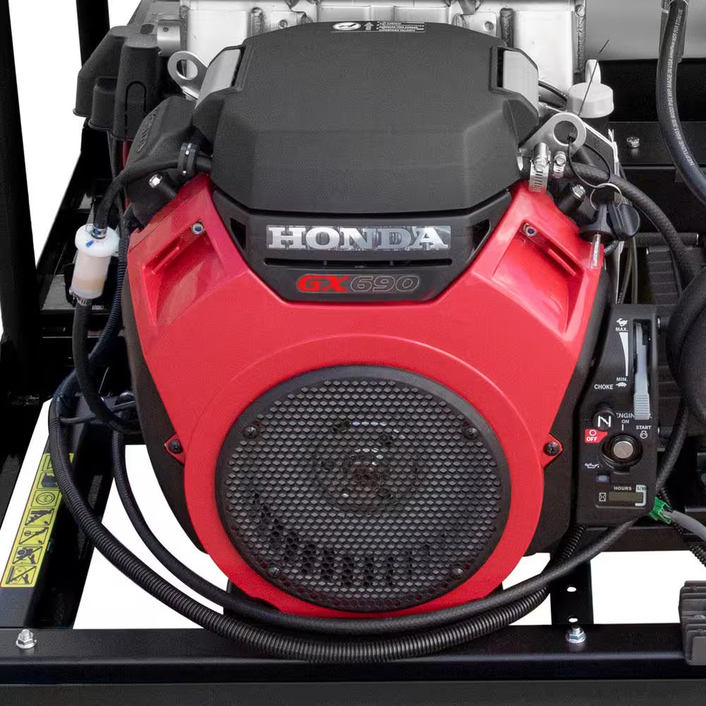 3500 PSI 5.5 GPM Hot Water Belt Drive Gas Pressure Washer, Honda Engine, Heavy-Duty Commercial Power Washer