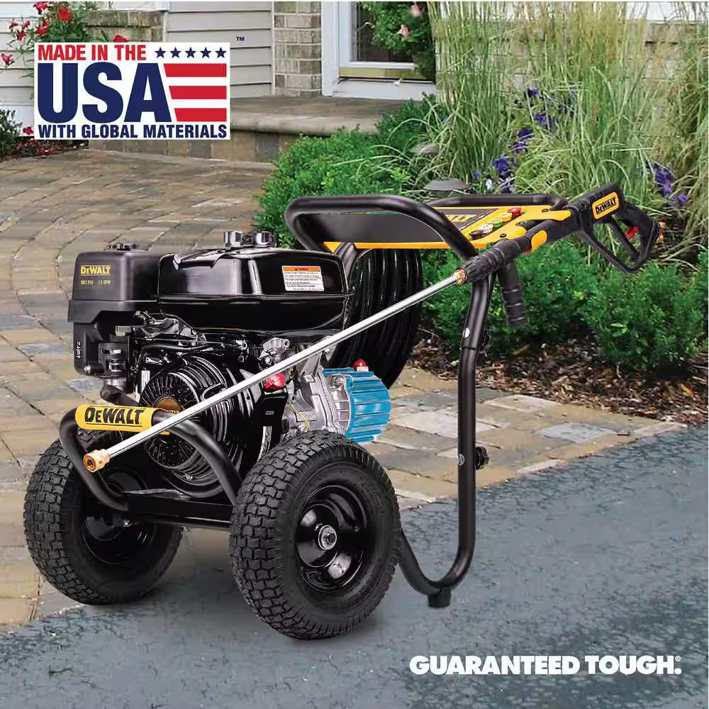 3800 PSI 3.5 GPM Gas Pressure Washer, Honda GX270 Engine, CAT Pump, Heavy-Duty Commercial Cold Water Power Washer