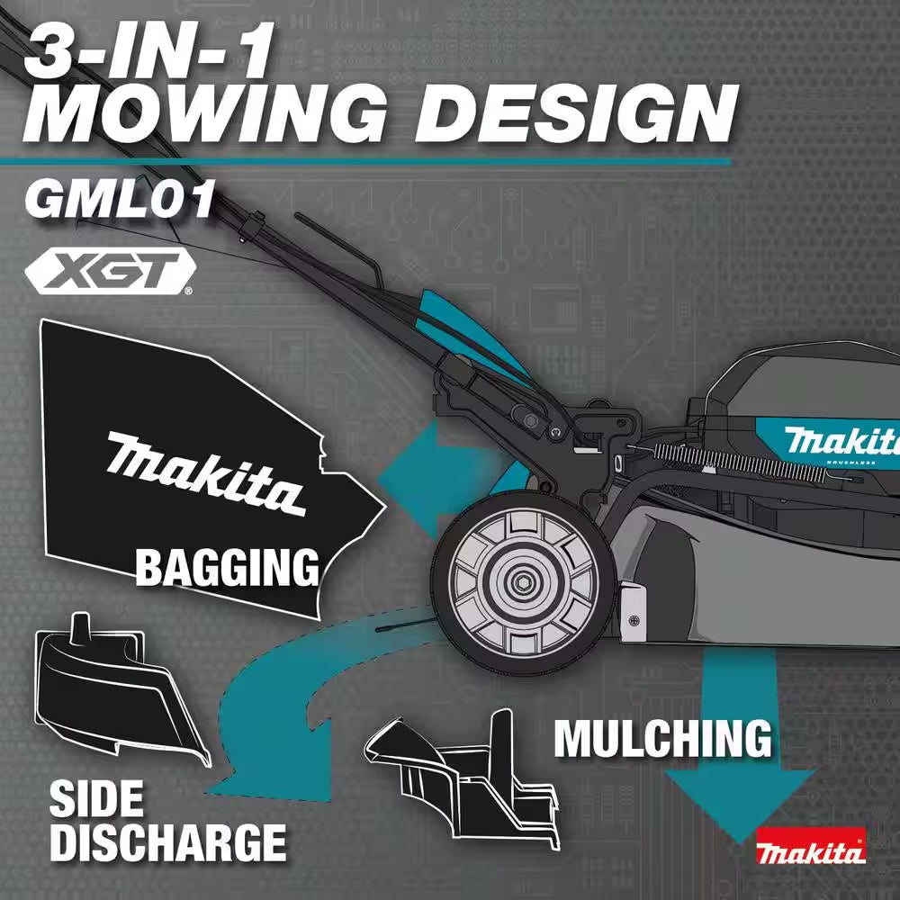 40V Max XGT Brushless Cordless 21 In. Walk behind Self-Propelled Commercial Lawn Mower Kit (4.0Ah)