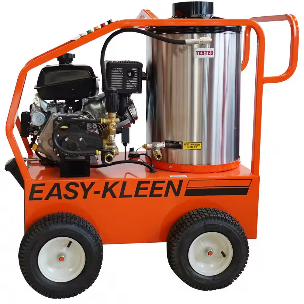 Commercial 4000 PSI 3.5 GPM 12-Volt Kohler Gas Driven Hot Water Pressure Washer