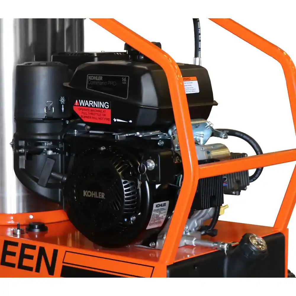 Commercial 4000 PSI 3.5 GPM 12-Volt Kohler Gas Driven Hot Water Pressure Washer
