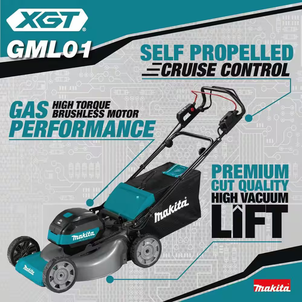 40V Max XGT Brushless Cordless 21 In. Walk behind Self-Propelled Commercial Lawn Mower (Tool Only)