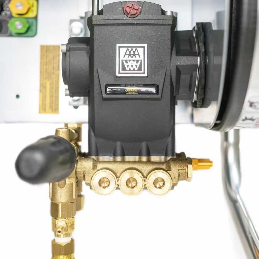 4400 PSI 4.0 GPM Belt Drive Gas Pressure Washer, CRX420 Engine, Aluminum Frame, Heavy-Duty Commercial Cold Water